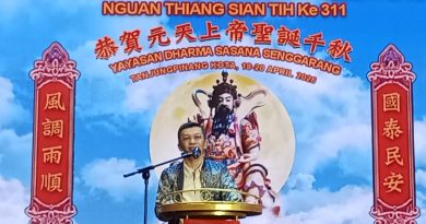 Kadis Pariwisata Kepri Wakili Gubernur di HUT ke-311 Kelenteng Senggarang