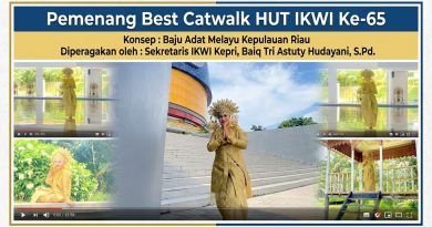 Tampil Memukau dengan Busana Melayu Kepri, Baiq Tri Astuti Sabet Best Catwalk