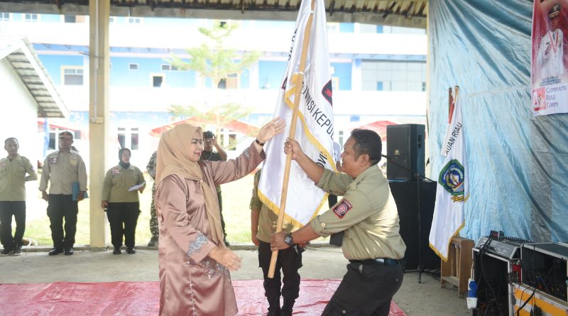 FK Tagana Kepri Dikukuhkan, Dewi Ansar Tekankan Siaga dan Cepat Tanggap