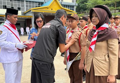 SMPN 41 Batam Kukuhkan Duta dan Pejuang Adiwiyata di Hari Sumpah Pemuda
